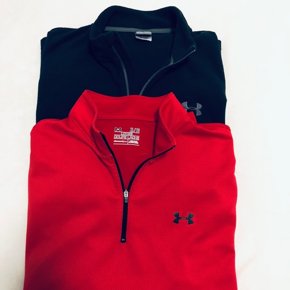 under armour zip ups